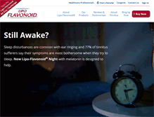 Tablet Screenshot of lipoflavonoid.com